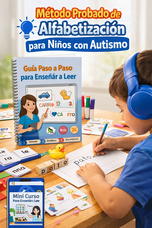 Alfabetiza a tu hijo o estudiante con autismo desde casa con este método probado